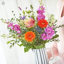 Bright Bouquet in a Jug  Code: JUGB1 | Local delivery or collect from shop only