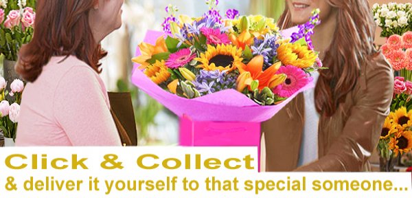 Click and Collect | Wellington sameday flower delivery somerset