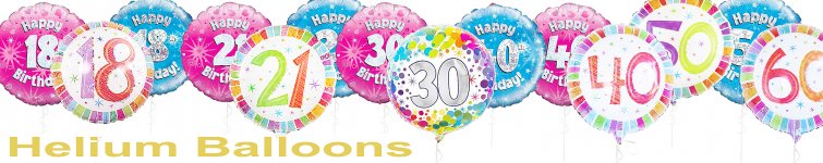 Single Special Age Happy Birthday Balloons