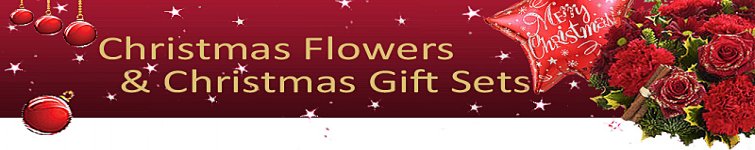 Christmas Flowers & Christmas Flower Gift-Sets Full Range