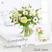 Sympathy flowers sameday delivery Taunton and wellington