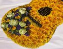 Guitar Funeral Flower Tribute Code:JGF0098YG