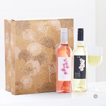 White and Rose Wine Duo Gift Set Box Code: JGFC01460ZS-WRW | National and Local Delivery