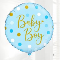 Baby boy balloon round Code: JGFBC02351BBR | Local delivery or collect from shop only