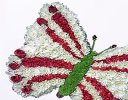 Butterfly funeral flower tribute Code: JGFF96WBFT | Local Delivery Or Collect From Shop Only