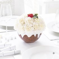 Christmas flower pudding Code: JGFX836691CP | Local delivery or collect from shop only