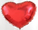 6 red rose hugs and kisses with a fun helium filled plain red heart balloon Code JGF60006RRPHB  | Local delivery or collect from shop only