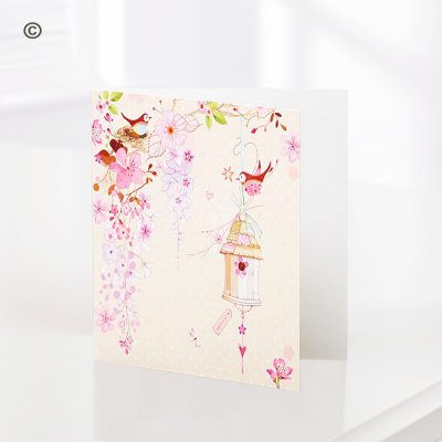 Pretty Flowers Blank Greetings Card Code: C08481ZF | Local delivery or collect from our shop only