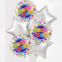 Good Luck Balloon Bouquet Code: JGF6069454BB  | Local Delivery Or Collect From Shop Only