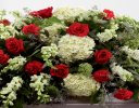 Mixed Casket Spray - Red and Green Code: F13860RS | National and Local Delivery