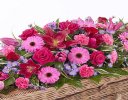 Classic Selection Pink and Red Casket Spray Code: F13630MS | National and Local Delivery