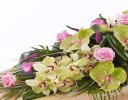 Rose, Orchid and Calla Lily Casket Spray Code: F13140MS | National and Local Delivery