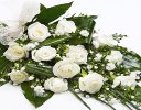 Classic White Rose Sheaf Tribute Code: F13491WS | National Delivery and Local Delivery Or Collect From Shop