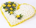 Yellow Classic Heart Code: F13481YS | National and Local Delivery