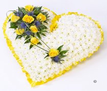 Yellow Classic Heart Code: F13481YS | National and Local Delivery