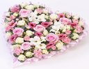Pink and White Pastel Heart Code: F13431PS | National and Local Delivery