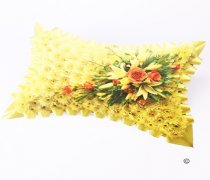 Classic Yellow and Orange, Yellow Massed Pillow Code: JGFF920YOP | Local Delivery Or Collect From Shop Only