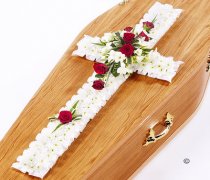 Classic Red and White Cross Code: F13570RS | National and Local Delivery