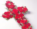 Classic Red and White Open Cross  Code: JGFF16430RWC | Local Delivery Or Collect From Shop Only