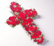 Classic Red and White Open Cross  Code: JGFF16430RWC | Local Delivery Or Collect From Shop Only