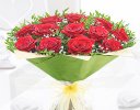 12 Luxury Red Roses ith Gypsophila  Code: JGF945012RR | Local delivery or collect from our shop only