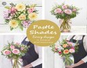 Florist choice flowers in a vase hand-tied Code: VASE1S | Local delivery or collect from our shop only