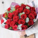 24 Red rose hand-tied Interflora Code: RROHT24 | National delivery and local delivery or collect from shop