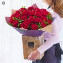 24 Red rose hand-tied Interflora Code: CCROR2400 | National delivery and local delivery or collect from shop