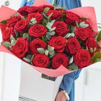 24 Red rose hand-tied Interflora Code: RROHT24 | National delivery and local delivery or collect from shop