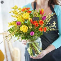 Bespoke spring bouquet in a Vase Code: SVASEU1 | National delivery and local delivery or collect from shop