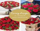 Valentines luxury 24 red rose hand-tied Interflora Code: VCROR2400 | National delivery and local delivery or collect from our shop