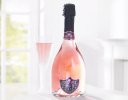 Hearts and sparkling rose wine Code: JGFG025PRB | Local Delivery Or Collect From Shop Only