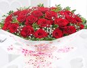 24 red roses hugs and kisses hand tied Code: JGF424024RR | Local Delivery Or Collect From Shop Only