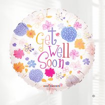 Get well balloon pastel Code: JGFB011GWG | Local delivery or collect from shop only