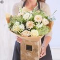 Sympathy lily free florist choice hand-tied Code: LFHTSYM5 | | National delivery and local delivery or collect from shop