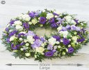 Blue and white scented wreath Code: FF14070BS  | National delivery and local delivery or collect from shop