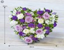Lovely lilac heart Code: F14521BS | National delivery and local delivery or collect from our shop