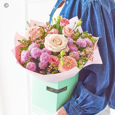 Bespoke Pastel flower gift box  Code: CCGBP0100 | National delivery and local delivery or collect from our shop