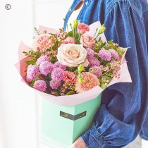 Bespoke Pastel flower gift box  Code: CCGBP0100 | National delivery and local delivery or collect from our shop