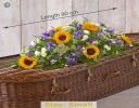 Sunflower mix casket spray Code: F14560MS | National and Local Delivery