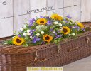 Sunflower mix casket spray Code: F14560MS | National and Local Delivery