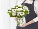 Lily free flowers in a vase neutral florist choice Code: LFVASE1N | National delivery and local delivery or collect from our shop