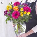 Flowers in a vase brights florist choice Code: VASE2B | National delivery and local delivery or collect from our shop