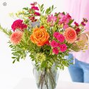 Flowers in a vase brights florist choice Code: VASE2B | National delivery and local delivery or collect from our shop