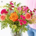 Flowers in a vase brights florist choice Code: VASE2B | National delivery and local delivery or collect from our shop