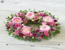 Garden Rose Wreath Code: F14500MS | National delivery and local delivery or collect from shop