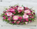 Garden Rose Wreath Code: F14500MS | National delivery and local delivery or collect from shop