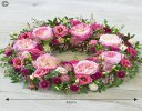 Garden Rose Wreath Code: F14500MS | National delivery and local delivery or collect from shop