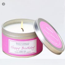Happy Birthday Sweetpea Scented Candle Code: C15971ZF | Local delivery or collect from shop only