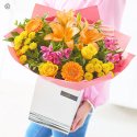 Happy Birthday bouquet with chocolates and card Code: CCBDGSB0100  | National delivery and local delivery or collect from our shop